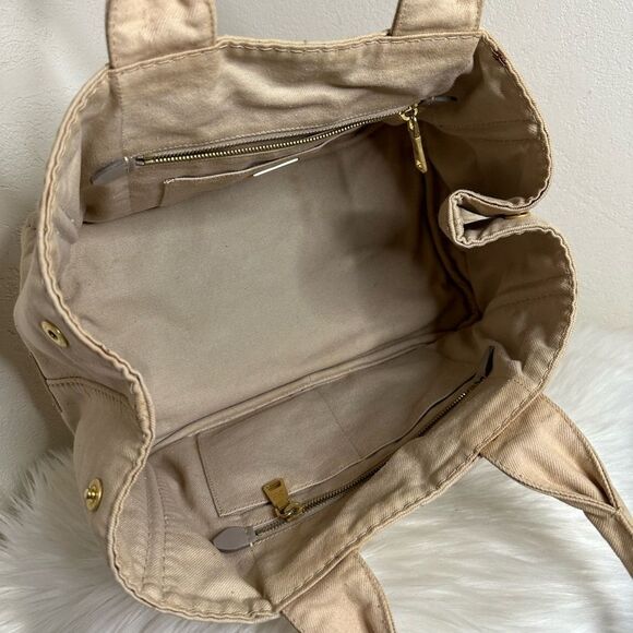 💯Authentic Prada Canapa Denim Medium Size 🍀 - Picture 12 of 17